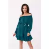 Sukienka Model Chiara BUT SUK0499 Bottle Green - Roco Fashion