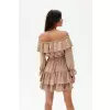 Sukienka Model Morella BEZ SUK0491 Beige - Roco Fashion