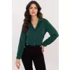 Koszula Damska Model DHJ-KS-19760.49P Dark Green - Italy Moda