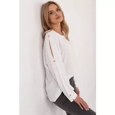 Bluzka Model MI-BZ-98684.89 White - Italy Moda