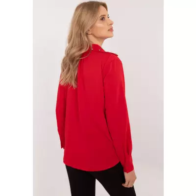 Koszula Damska Model DHJ-KS-15260.96 Red - Italy Moda