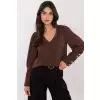 Bluzka Model MI-BZ-M721.38 Dark Brown - Italy Moda