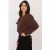 Bluzka Model MI-BZ-M721.38 Dark Brown - Italy Moda