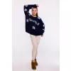 Sweter Damski Model MXS10 Navy - Moe