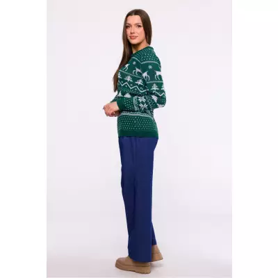 Sweter Damski Model MXS09 Green - Moe