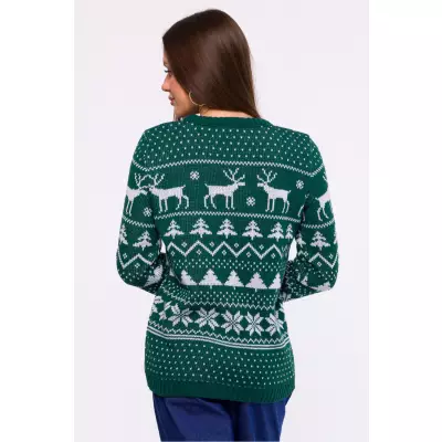 Sweter Damski Model MXS09 Green - Moe