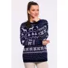 Sweter Damski Model MXS09 Navy - Moe