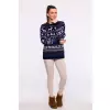 Sweter Damski Model MXS09 Navy - Moe