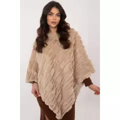 Sweter Ponczo Model AT-PN-2347.88 Beige - AT