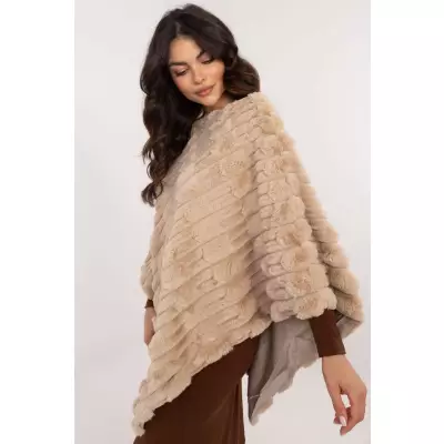 Sweter Ponczo Model AT-PN-2347.88 Beige - AT