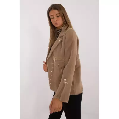 Kurtka Damska Model MBM-KR-250.77 Dark Beige - MBM