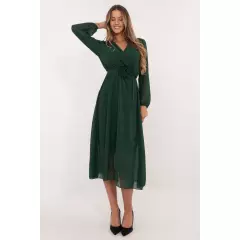 Sukienka Model MI-SK-A1405.92P Dark Green - Italy Moda