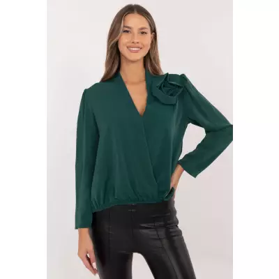 Bluzka Model MI-BZ-M650.17P Dark Green - Italy Moda