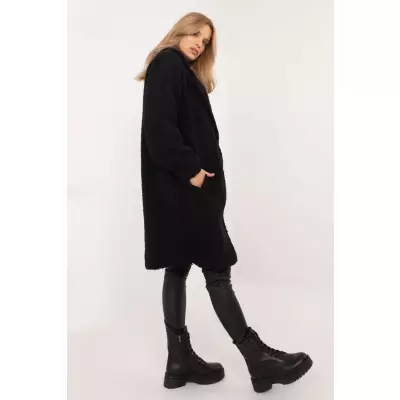 Płaszcz Damski Model DHJ-PL-19991.83P Black - Italy Moda