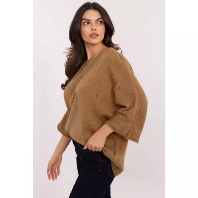 Sweter Damski Model DHJ-SW-9314.04P Camel - Italy Moda