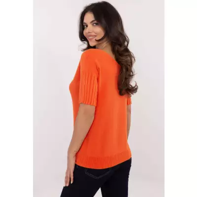 Sweter Damski Model DHJ-SW-9316.02P Orange - Italy Moda