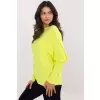 Sweter Damski Model DHJ-SW-8862.91 Fluo Yellow - Italy Moda