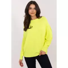 Sweter Damski Model DHJ-SW-8862.91 Fluo Yellow - Italy Moda