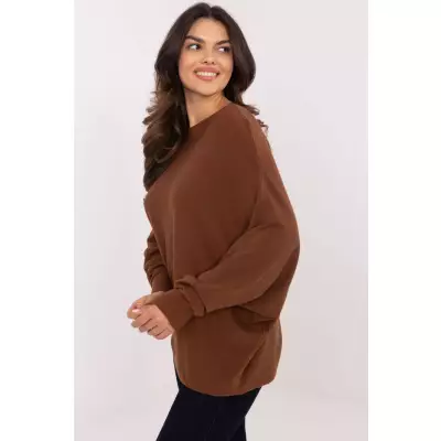 Sweter Damski Model DHJ-SW-8862.91 Brown - Italy Moda