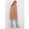 Płaszcz Damski Model DHJ-PL-19991.76 Dark Beige - Italy Moda