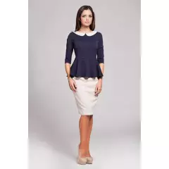 Bluzka Model 161 Navy - Figl