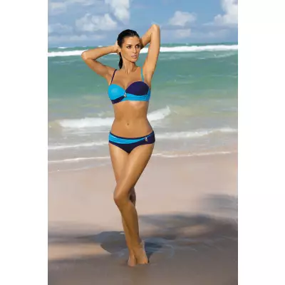 Kostium dwuczęściowy Kostium Kąpielowy Model Liliana Atene-Mare M-259  Navy/Blue - Marko