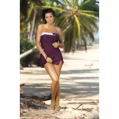 Sukienka Plażow Pareo Model Mia Vigneti M-241 Violet (Bakłażan) - Marko