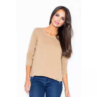 Bluza Damska Model 339 Beige - Figl