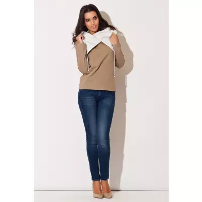 Bluza Damska Model K140 Beige - Katrus