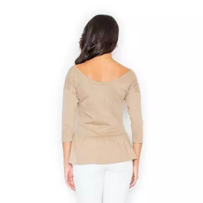 Bluzka Model 233 Beige - Figl