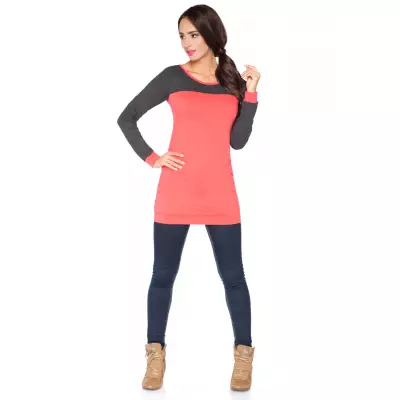 Tunika Model J8 Coral/Dark Grey - RaWear