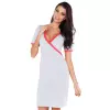 Sukienka Model L5 Light Grey/Coral - RaWear