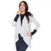 Bluza Damska Model D4 Light Grey/Navy - RaWear