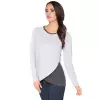 Bluzka Model H8 Light Grey/Dark Grey - RaWear