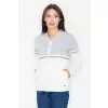 Bluza Damska Model M512 Ecru/Grey - Figl