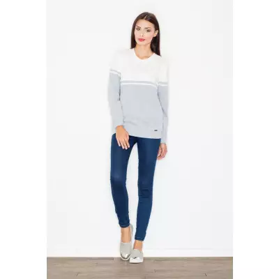 Bluza Damska Model M511 Grey/Ecru - Figl