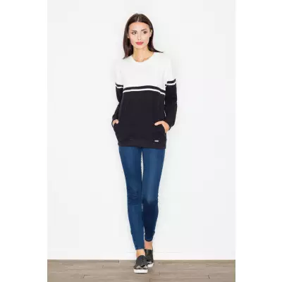 Bluza Damska Model M511 Black/Ecru - Figl