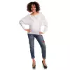 Sweter model 70003C White - PeeKaBoo