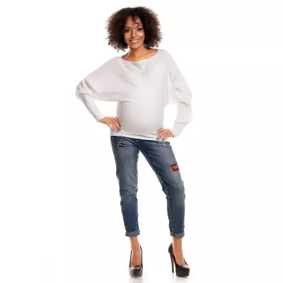 Sweter model 70003C White - PeeKaBoo