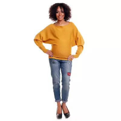 Sweter model 70003C Mustard - PeeKaBoo