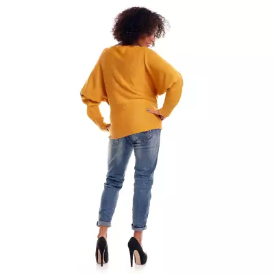 Sweter model 70003C Mustard - PeeKaBoo