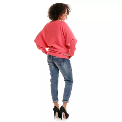 Sweter model 70003C Coral - PeeKaBoo