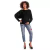 Sweter model 70003C Black - PeeKaBoo