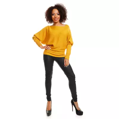 Sweter model 70003 Mustard - PeeKaBoo