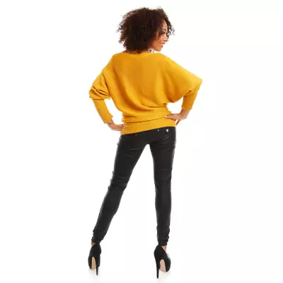 Sweter model 70003 Mustard - PeeKaBoo