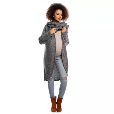 Sweter model 30051C Dark Gray - PeeKaBoo