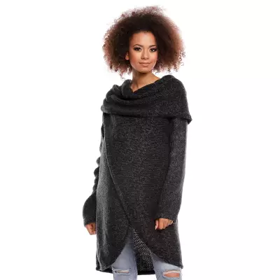 Sweter model 30051C Black - PeeKaBoo