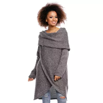 Sweter model 30051 Dark Gray - PeeKaBoo