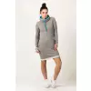 Sukienka model Kaja Light Gray/Blue - Tessita