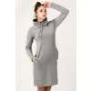 Sukienka model Kaja Light Gray/Dark Gray - Tessita